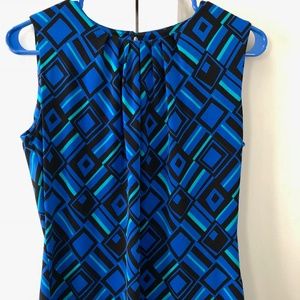 Calvin Klein Dressy Patterned Sleeveless top S